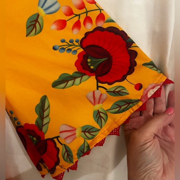 Women’s Ursime Yellow floral maxi dress- Size Small - Picture 4 of 4